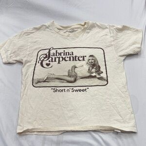 Sabrina Carpenter Cream Kids T-Shirt